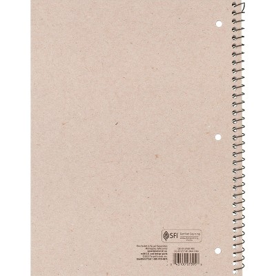 Wide Ruled 1 Subject Flexible Plastic Cover Spiral Notebook — up&up™