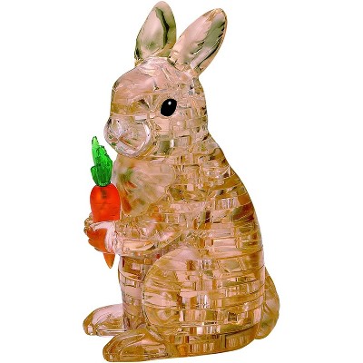 University Games Rabbit 43 Piece 3D Crystal Jigsaw Puzzle