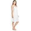 Casual Nights Women's Fancy Lace Floral/Embroidered Sleeveless Nightgown - 2 of 4