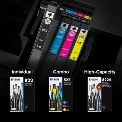 Epson 822XL Single Ink Cartridge - Black (T822XL120-CP)