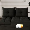 AZL1 Life Concept Sofas Convertible Versatile Foldable Bed in 3 Lengths for Compact Comfort in Apartments and Offices, Black, 72.44"*27.56"*29" - 4 of 4