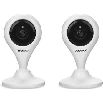 XODO E4 2-Pack WiFi 1080p HD Indoor Security Camera Baby Monitor, E4 (2 Pack)
