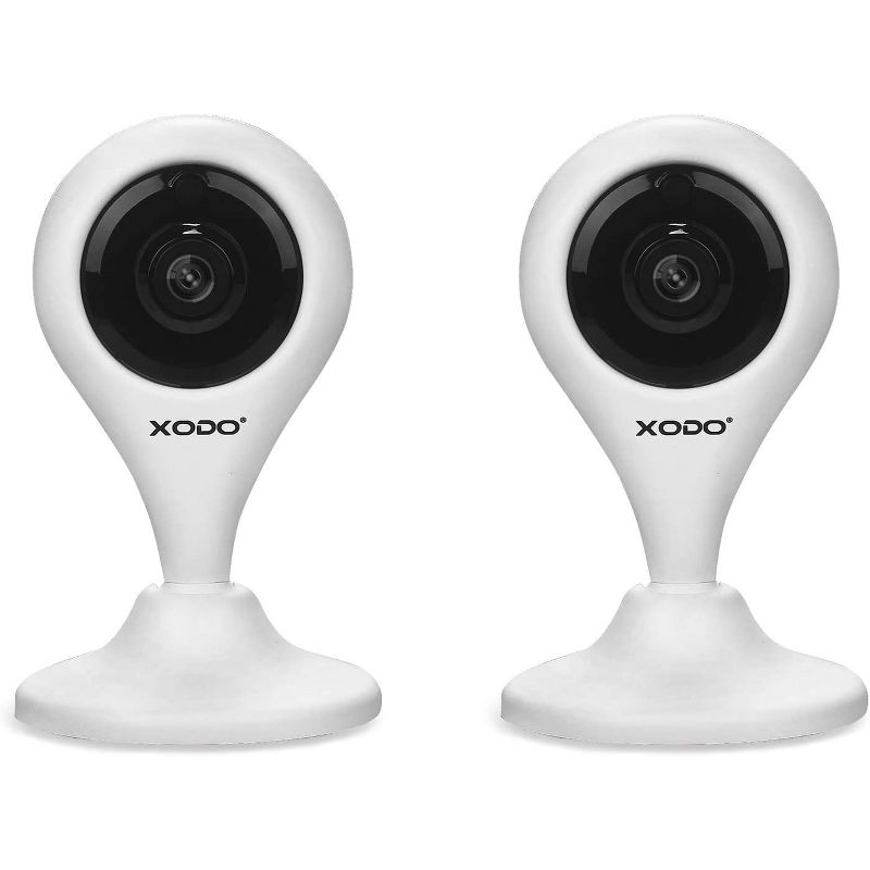 XODO E4 2-Pack WiFi 1080p HD Indoor Security Camera Baby Monitor, E4 (2 Pack), 1 of 9