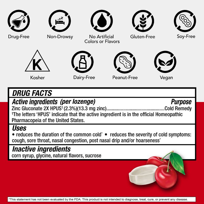 Cold-Eeze Cold Remedy Cherry Lozenges - 25ct, 6 of 9