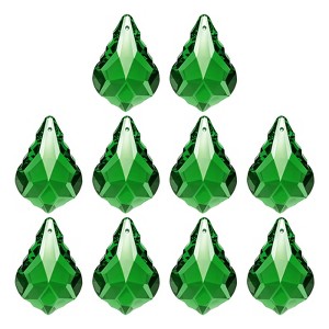 Unique Bargains Hanging Ornament DIY Craft K9 Crystal Pendant Teardrop Beads 10 Pcs - 1 of 4