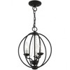 Livex Lighting Arabella 3 - Light Chandelier in  Black/Brushed Nickel - 3 of 3