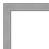 42" x 31" Non-Beveled Vista Brushed Nickel Wall Mirror - Amanti Art: Modern Rectangle, Polystyrene Frame, Wall Mounted - image 3 of 4