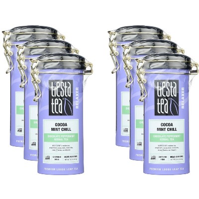Tiesta Tea Cocoa Mint Chill Relaxer - Case of 6 - 3oz
