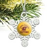 Central Michigan University Chippewas Metal Snowflake Christmas Tree Holiday Ornament - 2 of 3