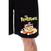 The Flintstones 1985 Mens' Cartoon TV Show Characters Sleep Pajama Shorts Black - 2 of 3