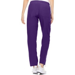 Hey Collection Women Medical Scrubs Straight Leg Pants with 4 Pockets and 4-Way Stretch - 1 of 4