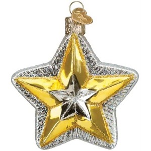 Old World Christmas Glass Blown Ornament for Christmas Tree, Radiant Star - 1 of 3
