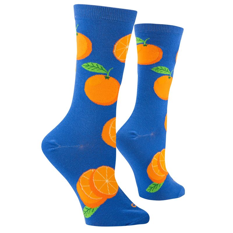 Cool Socks, Cute Fun Fruit Print Novelty Crew Socks for Women, 3 of 6