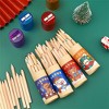 12Pcs Colored Pencils Set Children Cartoon Multicolor Pencil with Sharpener Christmas Cover Gifts Classroom School Art Supplies - 2 of 4