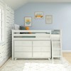 Max & Lily Twin-Size Low Loft with Pull-Out Desk and 3-Drawer Dressers - 2 of 4