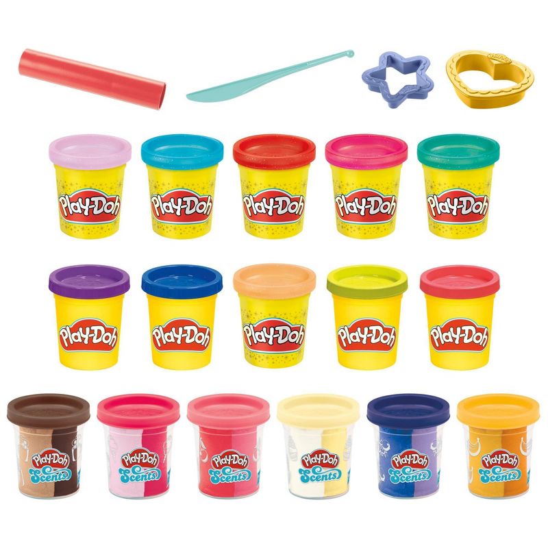 Play-Doh Sparkle and Scents Variety Pack 16pk, 1 of 9