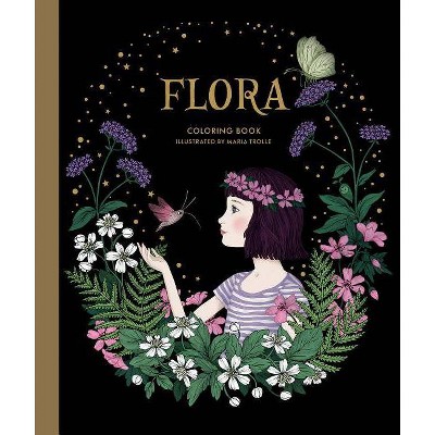 Flora Coloring Book - by  Maria Trolle (Hardcover)