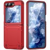 Nakedcellphone Rizz Case Combo for Samsung Galaxy Z Flip 6 5G Phone - Hybrid Cover and Belt Clip Holster Holder Combination - 2 of 4