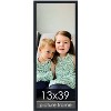 PosterPalooza | Panoramic Slim Profile Black Picture Frame - UV Acrylic, Foam Board Backing, Hanging Hardware - 2 of 4