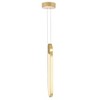 CWI Lighting Pulley 4 in LED Satin Gold Mini Pendant - 4 of 4