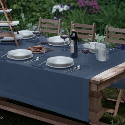 Indigo Linen Box Napkin Set of Four