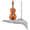 Old World Christmas Blown Glass Ornament for Christmas Tree, Violin - 3 of 4
