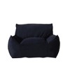 Grungis Bean Bag Chair,Velvet Beanbag Chair with Armrests,Adults Lounge Sofa,Comfy Couch for Living Room Bedroom - 2 of 4