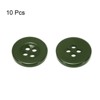 Unique Bargains Resin Snap Fastener Round Flat 4-Hole Sewing Buttons 10 Pcs - 3 of 4