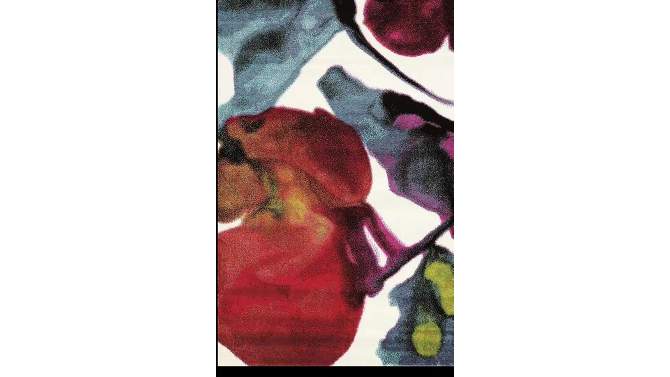 5&#39;x7&#39;6&#34; Masters MR05 Water Color Area Rug White - Linon, 2 of 6, play video