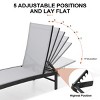Crestlive Products Outdoor Pool Lounger Aluminum All-weather Adjustable Chaise Lounge Chair (Light gray) - 4 of 4