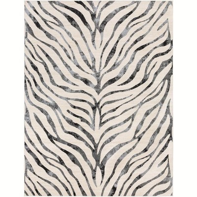 Mark & Day Chambery 7'10"x10'3" Rectangle Woven Indoor Area Rugs Charcoal