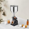 VEVOR Manual Paste Liquid Filling Machine, 5-100ml Bottle Filler, Adjustable Bottle Filling Machine, Stainless Steel Liquid Filler, Silver - 2 of 4