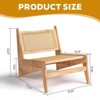 Karl Home | 31 In. PE Wicker Rubberwood Accent Chair - 2 of 4