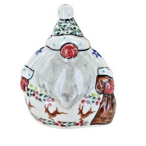 Blue Rose Polish Pottery 647 Vena Small Santa Figurine - 1 of 1