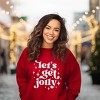 Simply Sage Market Women's Graphic Sweatshirt Whimsical Let's Get Jolly - 2 of 4