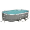 Bestway Steel 16' x 10' x 42" Metal Above Ground Pool Set and Maintenance Kit - 2 of 4