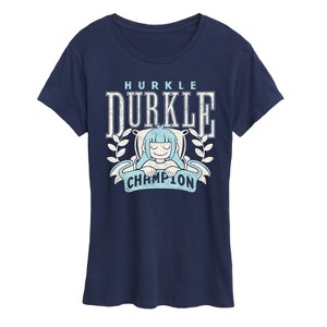 Women's - Instant Message - Hurkle Durkle Champion Short Sleeve Graphic T-Shirt - 1 of 4