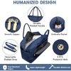 Large Travel Duffel Bag with Shoe Compartment, 3PCS Set for Women, Carry On Overnight, Gym, and Hospital Bag - 3 of 4