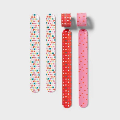 6pc Slap Bracelets Valentine's Day Party Favor Sets - Spritz™