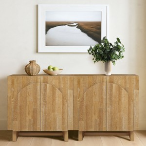 Storage Kitchen and Dining Cabinets,Buffet Sideboard Cabinet Credenza Cabinet with Sturdy Wooden Legs,Bedroom,Living Room,Kitchen,Hallway-Tanpinhause - 1 of 4
