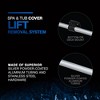 Puri Tech Fold Spa & Hot Tub Cover Lift System Silver Bottom or Deck Mount with Mounting Brackets Powder Coated Aluminum Fits Most Spas & Hot Tubs - 3 of 4