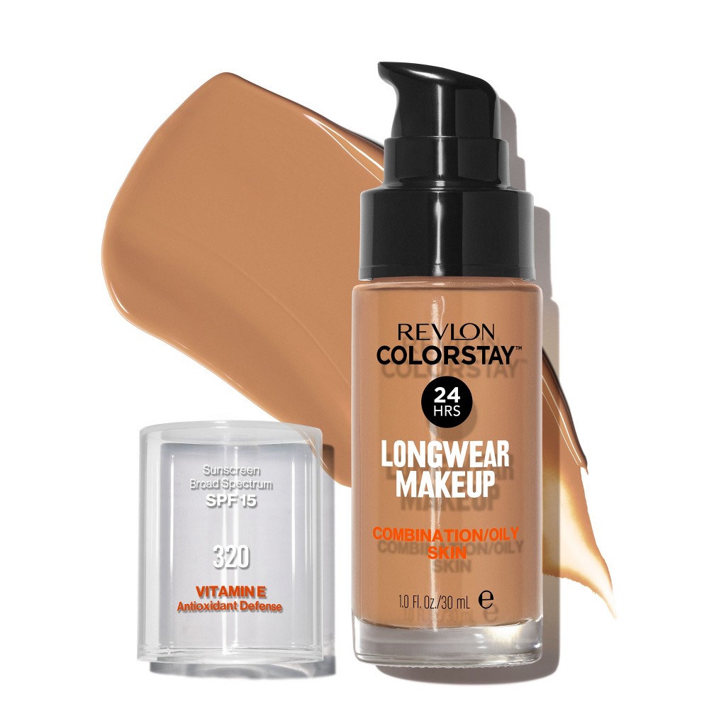 Photos - Other Cosmetics Revlon ColorStay Makeup for Combination/Oily Skin with SPF 15 - 320 True B 