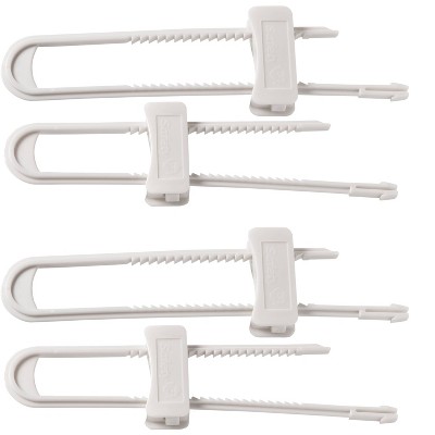 Safety 1st Outsmart Slide Lock 4pk, White