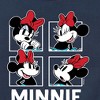 Girls' - Disney - Minnie Grid Graphic Long Sleeve Fleece Sweatshirt - 2 of 4
