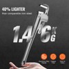 VEVOR 3-Piece Pipe Wrench Set, 10" 14" 18" Aluminum Straight Pipe Wrench, Adjustable Plumbing Wrench, with High Strength Jaw, Silver - 4 of 4