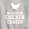 Boys' - Instant Message - Professional Chicken Chaser Graphic Long Sleeve Fleece Sweatshirt - 2 of 4
