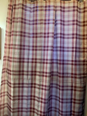 Blair Farmhouse Plaid Semi - Sheer Tab Top Curtain Panel - No. 918 : Target