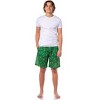 Teenage Mutant Ninja Turtles Lounge Shorts Men's Cowabunga Pajama Bottoms Green - 2 of 4