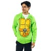 Teenage Mutant Ninja Turtles Michelangelo Long Sleeve Men's Green Cosplay Hoodie - 2 of 4