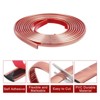 Unique Bargains Waterproof Self-Adhesive PVC Decorative Mirror Frame Wall Molding Trim Tape - 3 of 4